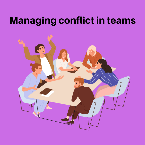 How to manage conflict in teams - Shadee Care